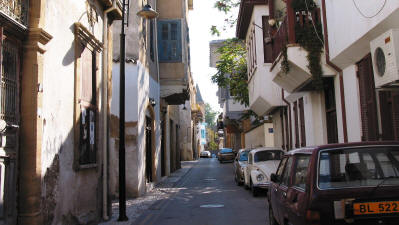 Salahi Sevket Street (Victoria Street) in Arabahmet, Nicosia, North Cyprus