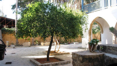 The courtyard of the Dervish Pasha mansion, Nicosia, North Cyprus