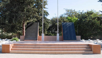 The memorial at the Tekke Bahcesi, Nicosia, North Cyprus