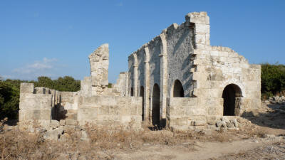 The Basilica of Panagia Asomotos, Aphendrika, North Cyprus