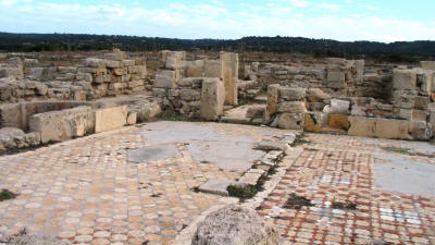 The 5th century basilica at Ayios Philon