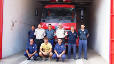 Volunteer Tom and the Karpaz firemen