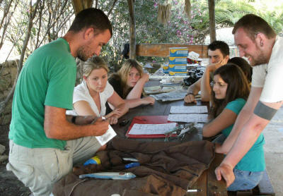 Volunteers gotting organised for the season