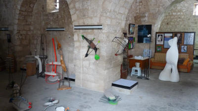 Interior of Pygmalion Sculpture Studio, Famagusta, North Cyprus.