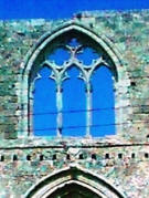 The window of the Carmelite church, Famagusta, March 2000