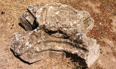 A central roof support at St George of the Greeks church, Famagusta