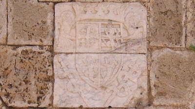 Venetian coat of arms still visible