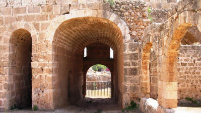 The original enbtrance to the Rivettina Bastion, Famagusta
