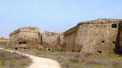 The Martinengo Bastion from the moat at Famagusta