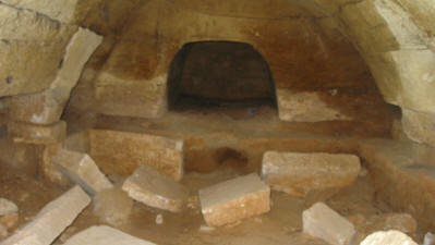 The bronze age tome at Akdeniz (Ayia Irini), near Guzelyurt, North Cyprus