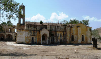The monastery church of Ayios Panteleimon