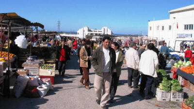 The weekly market at Kyrenia, North Cyprus