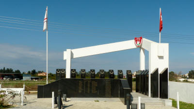 Martyrs' memorial at Gaziverin