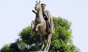 The statue of Ataturk at Lefke, North Cyprus