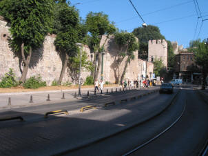 The streets in old Istanbul