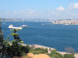 View of the Bosphorus from the Topkapi Palace, Istanbul