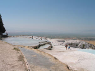 pamukkale limestone deposits