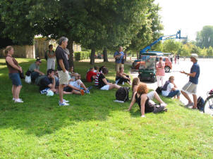 Picnic in the grounds of Verseilles