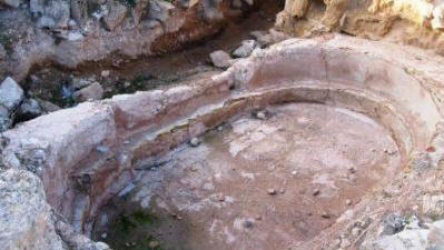 Baths discovered in 2001 at Salamis, near Famagusta, North Cyprus