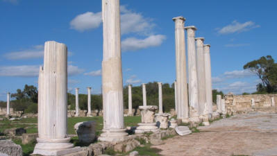 The Gymnasium collonade at Salamis, near Famagusta, North Cyprus