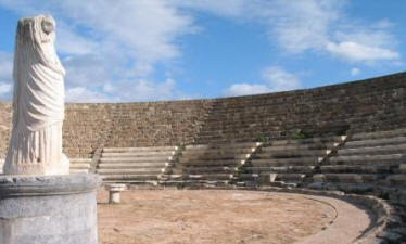 The Roman ampitheatre at Salamis, near Famagusta, North Cyprus